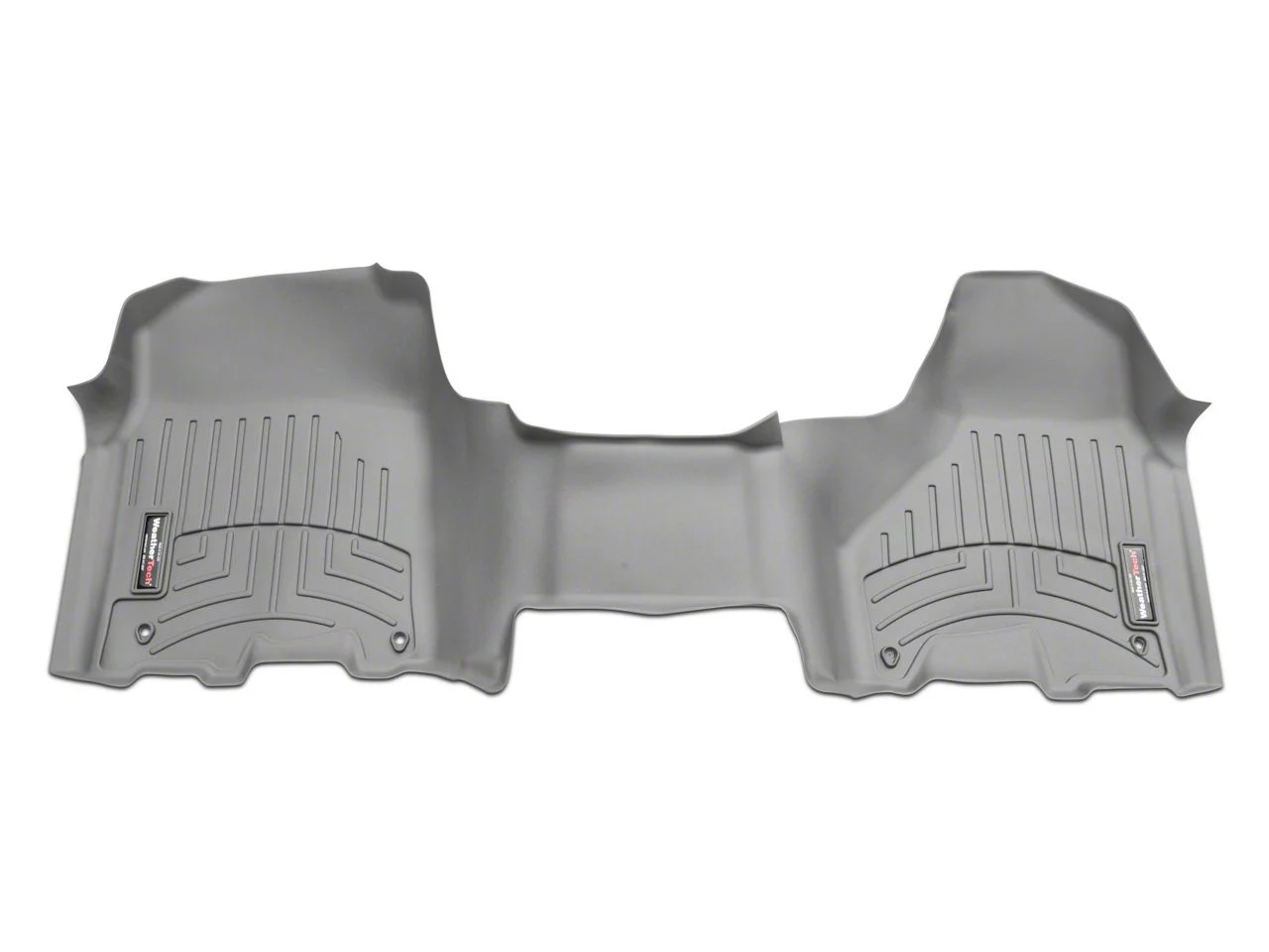 Weathertech DigitalFit Front Over the Hump Floor Liner; Gray (12-18 RAM 1500 Regular Cab, Quad Cab; 09-18 RAM 1500 Crew Cab)