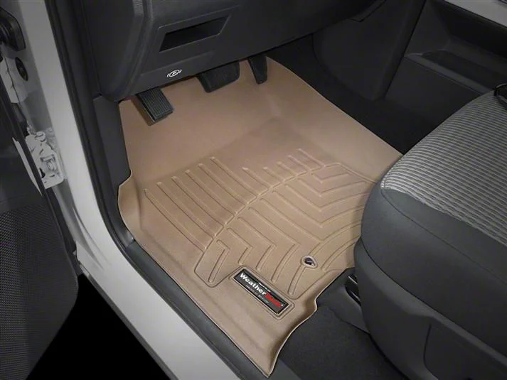 Weathertech DigitalFit Front Over the Hump Floor Liner; Tan (12-18 RAM 1500 Regular Cab, Quad Cab; 09-18 RAM 1500 Crew Cab)