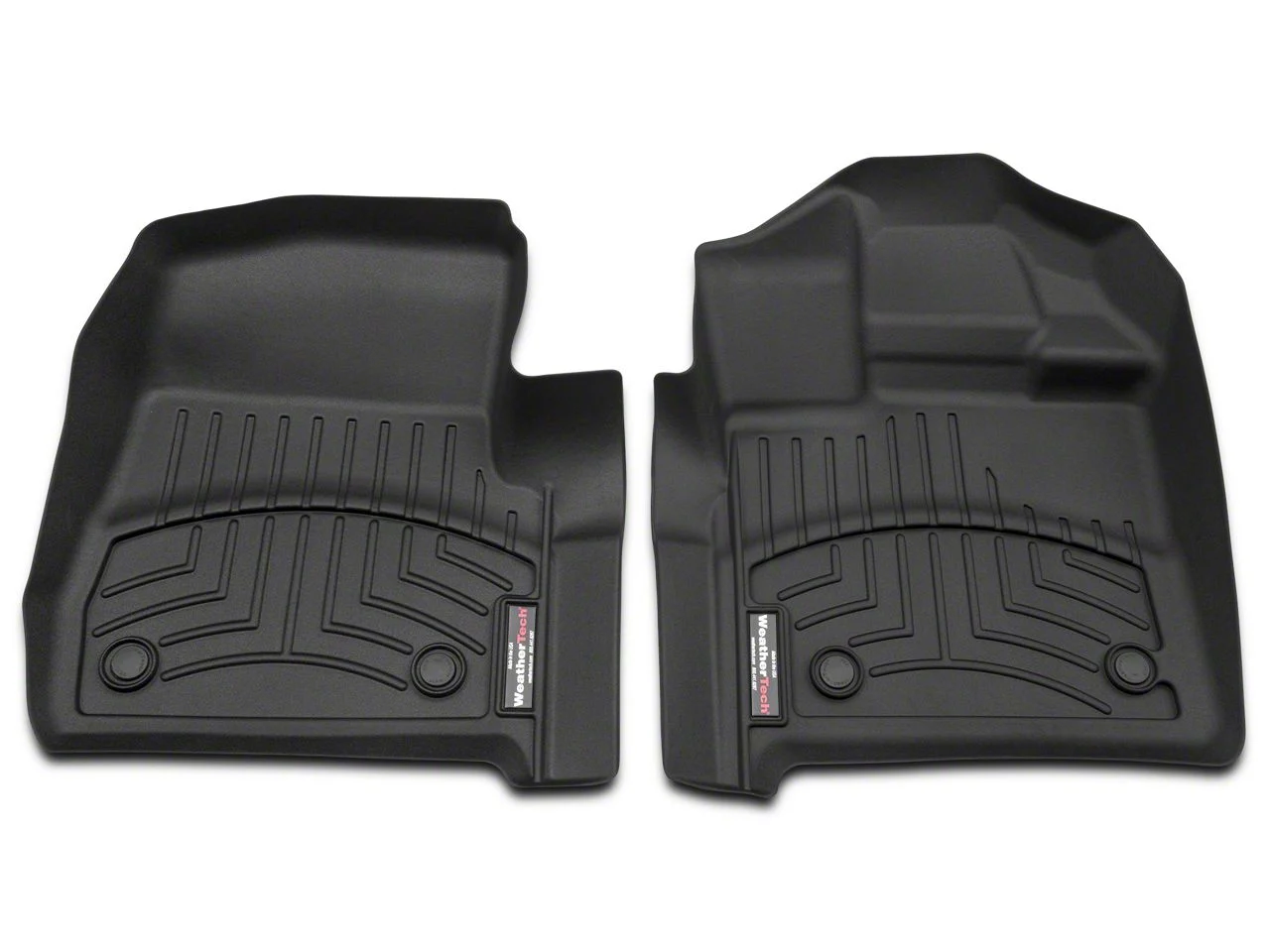 Weathertech DigitalFit Front Floor Liners; Black (15-26 F-150 Regular Cab)