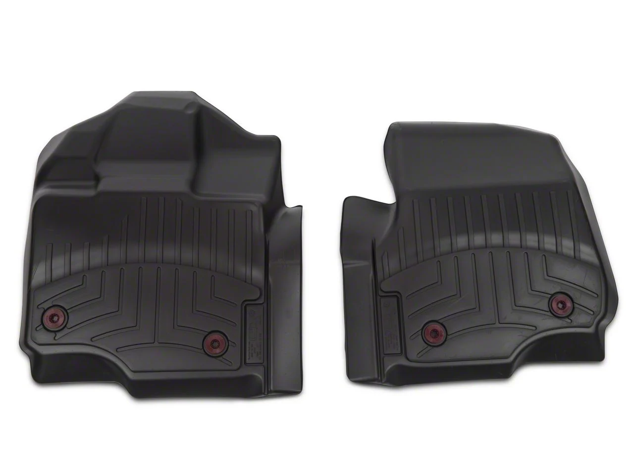 Weathertech DigitalFit Front Floor Liners; Black (15-26 F-150)