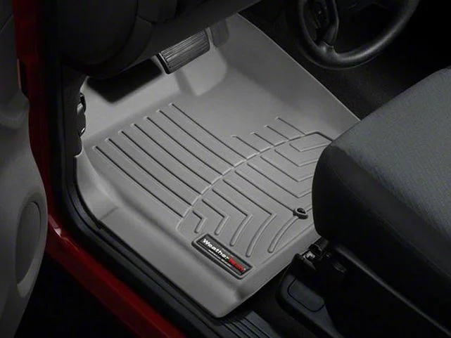 Weathertech DigitalFit Front Floor Liners; Gray (07-13 Sierra 1500)