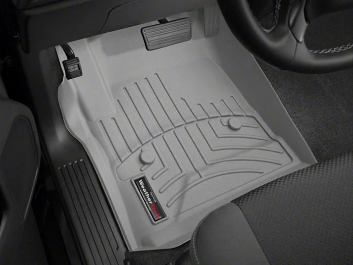 Weathertech DigitalFit Front Floor Liners; Gray (14-18 Sierra 1500)
