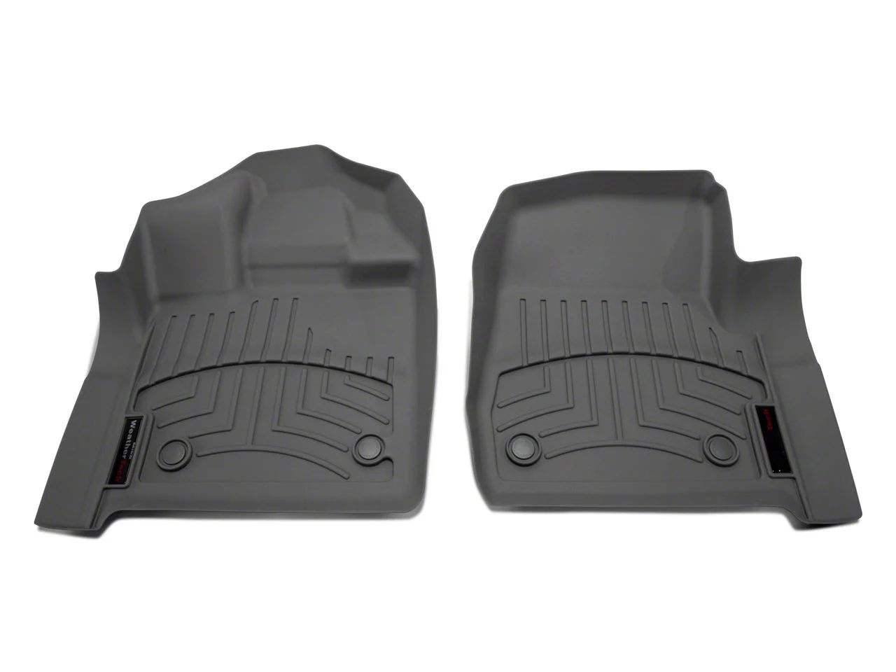 Weathertech DigitalFit Front Floor Liners; Gray (15-26 F-150 Regular Cab)