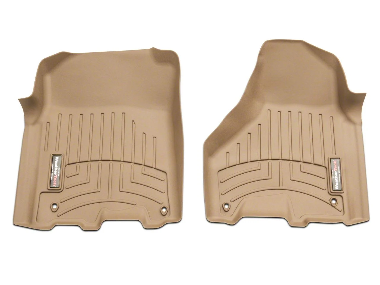 Weathertech DigitalFit Front Floor Liners; Tan (09-18 RAM 1500)