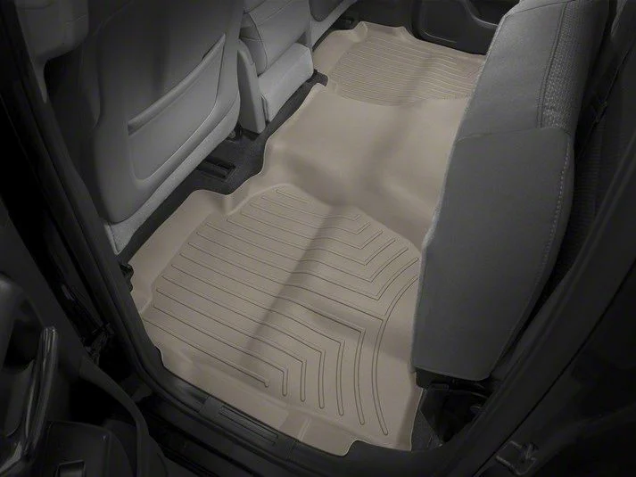 Weathertech DigitalFit Front Floor Liners; Tan (14-18 Sierra 1500 Double Cab, Crew Cab)