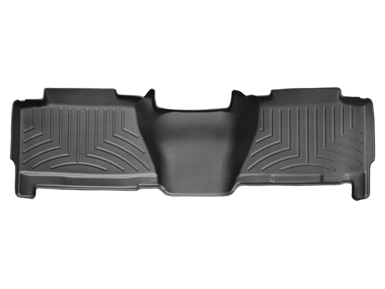 Weathertech DigitalFit Rear Floor Liner; Black (04-06 Silverado 1500 Crew Cab)