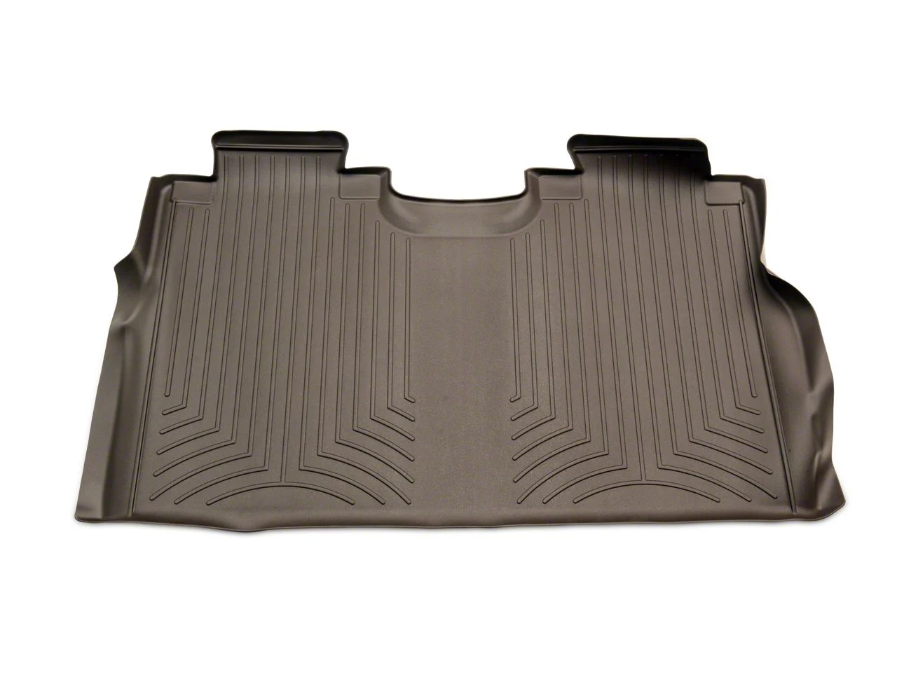 Weathertech DigitalFit Rear Floor Liner; Cocoa (15-26 F-150 SuperCab, SuperCrew)