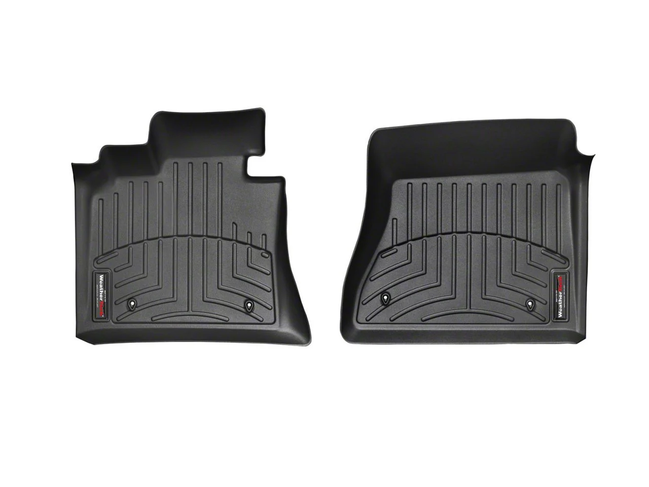 Weathertech DigitalFit Front Floor Liners; Black (11-16 F-350 Super Duty Regular Cab)