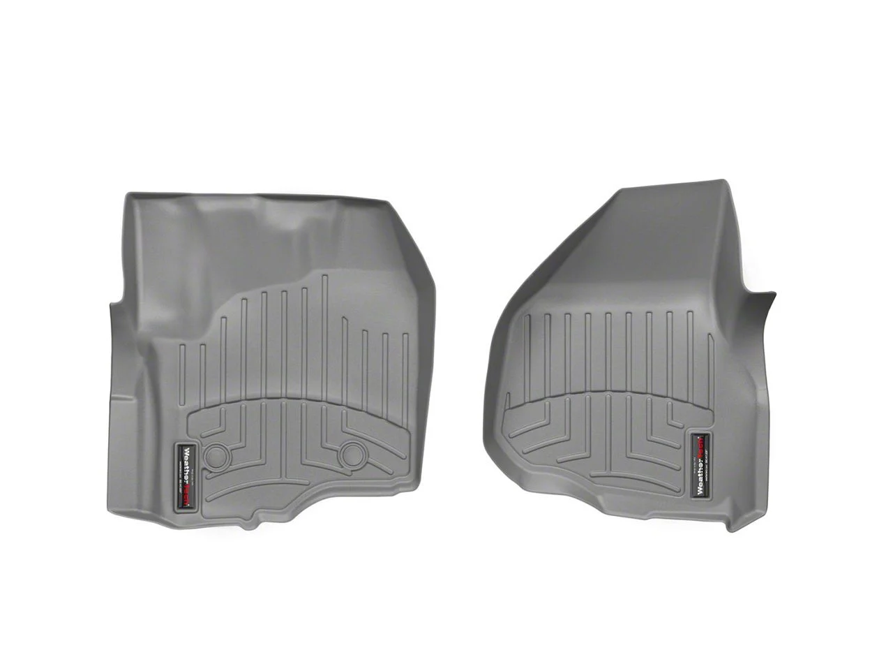 Weathertech DigitalFit Front Floor Liners; Gray (11-16 F-350 Super Duty SuperCab, SuperCrew)