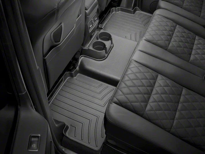 Weathertech Rear Floor Liner HP; Black (12-16 F-350 Super Duty SuperCab)