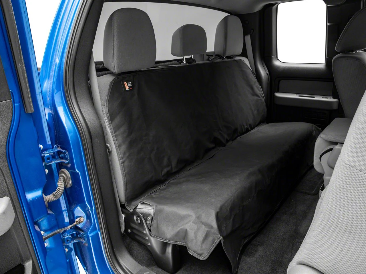 Weathertech Second Row Seat Protector; Black (11-16 F-350 Super Duty SuperCab; 17-26 F-350 Super Duty SuperCab, SuperCrew)