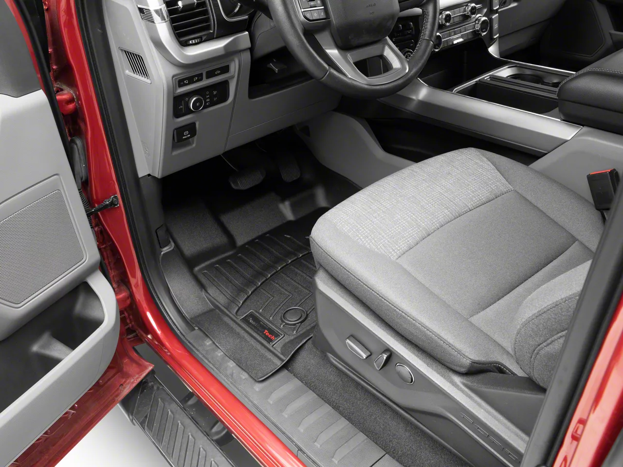 Weathertech DigitalFit Front Floor Liners; Black (15-26 F-150 SuperCab, SuperCrew)