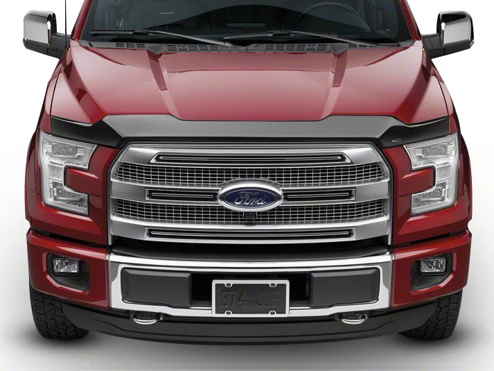 Weathertech Low Profile Hood Protector; Dark Smoke (10-14 F-150 Raptor)