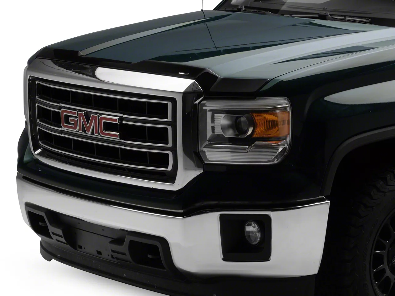 Weathertech Low Profile Hood Protector; Dark Smoke (14-18 Sierra 1500)