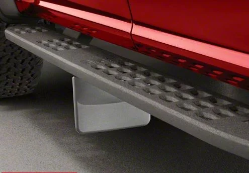 Weathertech No-Drill Mud Flaps; Mid; Black (17-20 F-150 Raptor)