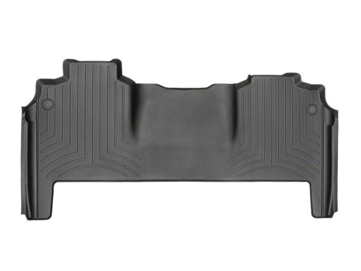 Weathertech DigitalFit Rear Floor Liner; Black (19-26 RAM 2500 Mega Cab w/ Front Bucket Seats)