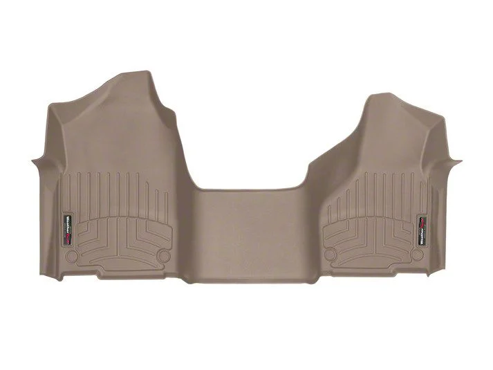 Weathertech DigitalFit Front Over the Hump Floor Liners; Tan (19-26 RAM 2500 Regular Cab)