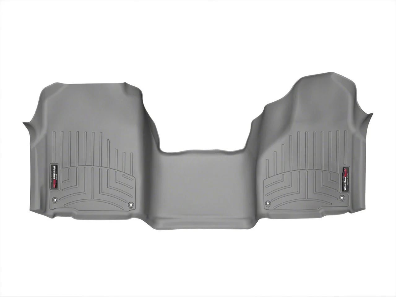 Weathertech DigitalFit Front Over the Hump Floor Liner; Gray (11-18 RAM 2500 Regular Cab)