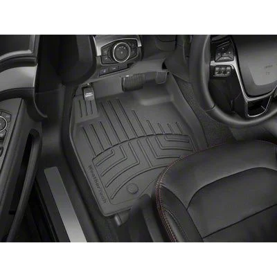 Weathertech Front Floor Liner HP; Black (19-26 RAM 2500 Crew Cab, Mega Cab w/o PTO Kit)