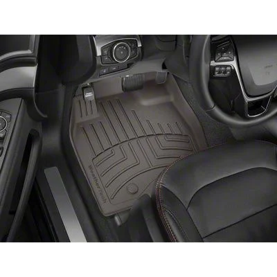 Weathertech Front Floor Liner HP; Cocoa (19-26 RAM 2500 Crew Cab, Mega Cab w/o PTO Kit)
