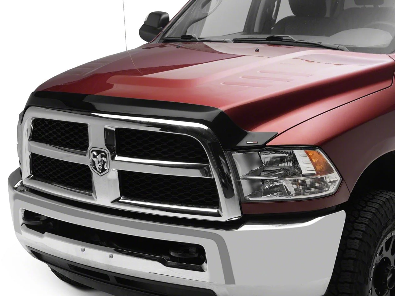 Weathertech Low Profile Hood Protector; Dark Smoke (10-18 RAM 2500)