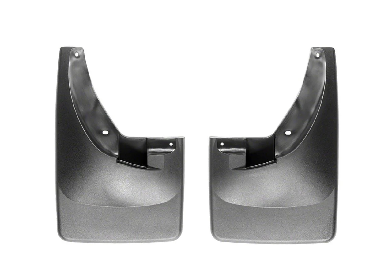 Weathertech No-Drill Mud Flaps; Front; Black (06-09 RAM 2500)