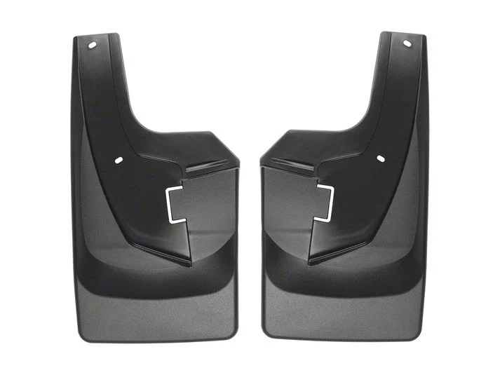 Weathertech No-Drill Mud Flaps; Rear; Black (19-26 RAM 2500)