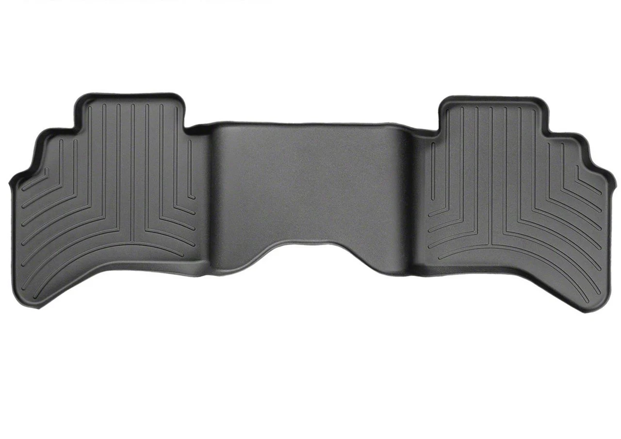 Weathertech DigitalFit Rear Floor Liner; Black (03-09 RAM 3500 Quad Cab)