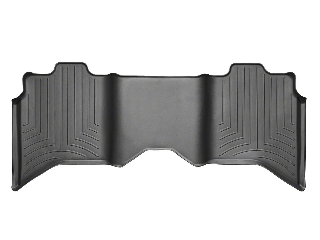 Weathertech DigitalFit Rear Floor Liner; Black (10-18 RAM 3500 Crew Cab)