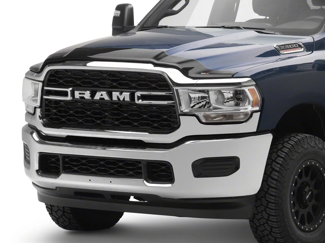 Weathertech Low Profile Hood Protector; Dark Smoke (19-26 RAM 3500)