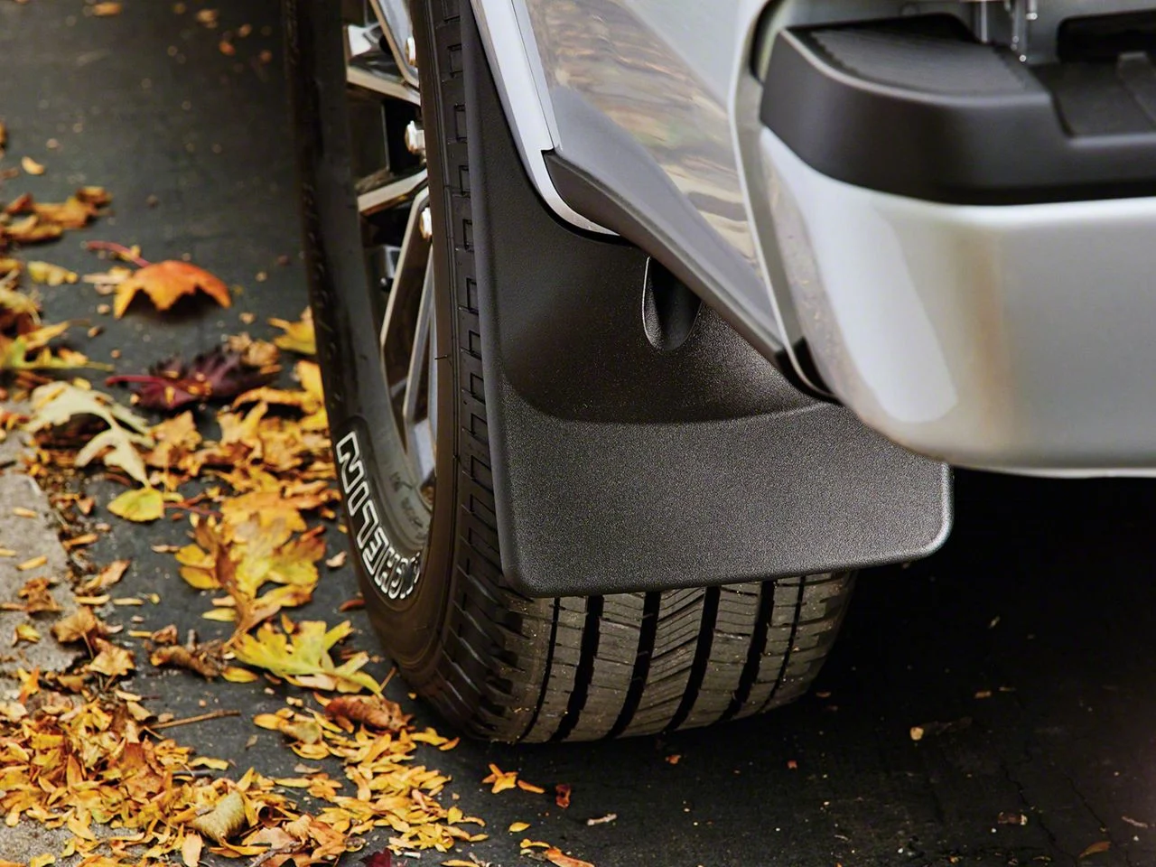 Weathertech No-Drill Mud Flaps; Front; Black (19-26 RAM 3500)