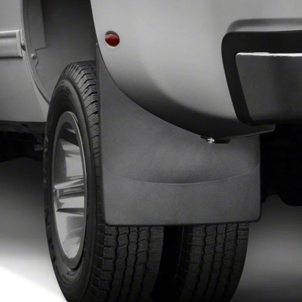 Weathertech No-Drill Mud Flaps; Rear; Black (19-23 Ranger)