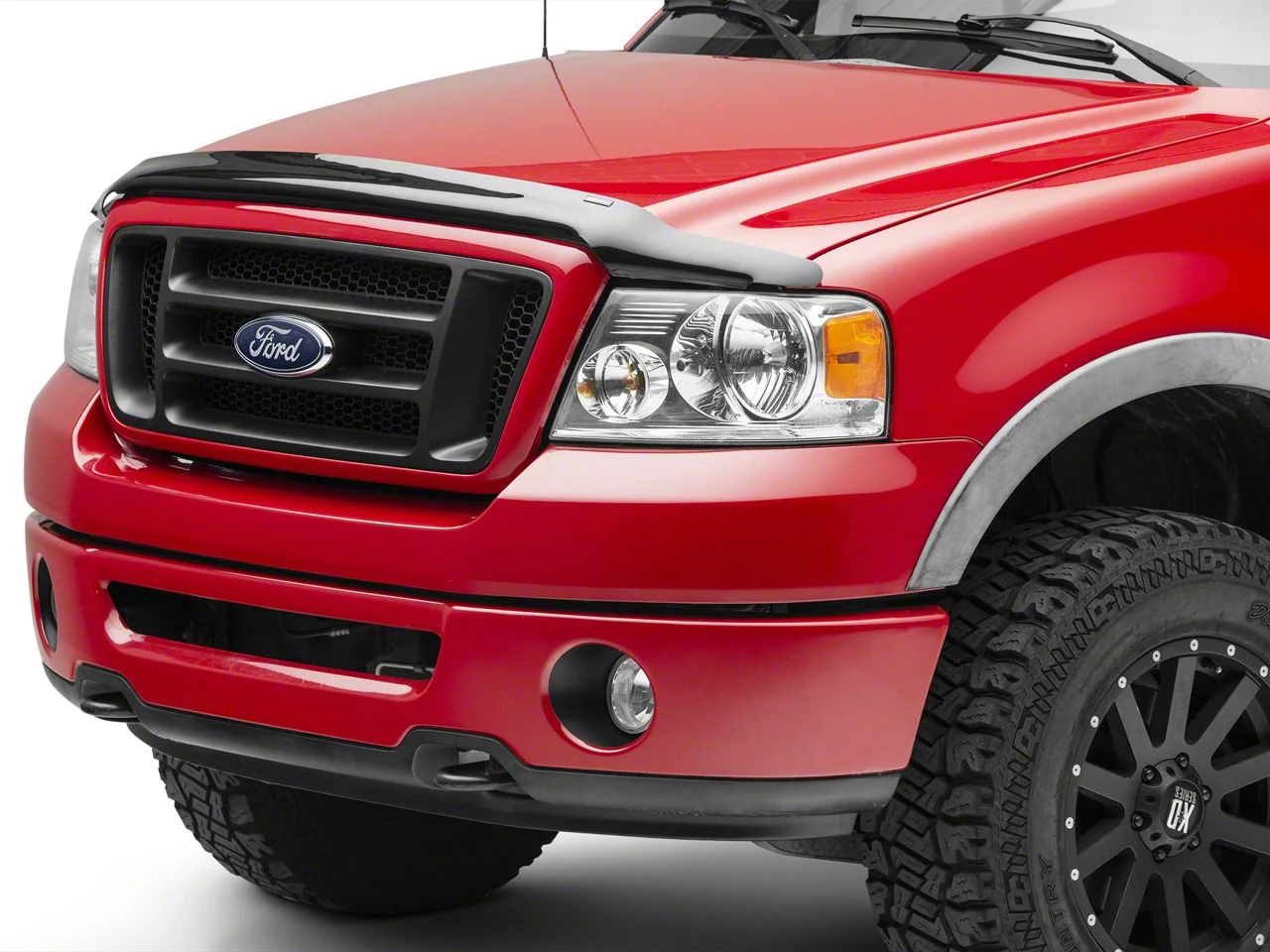 Weathertech Stone and Bug Deflector; Dark Smoke (04-08 F-150)