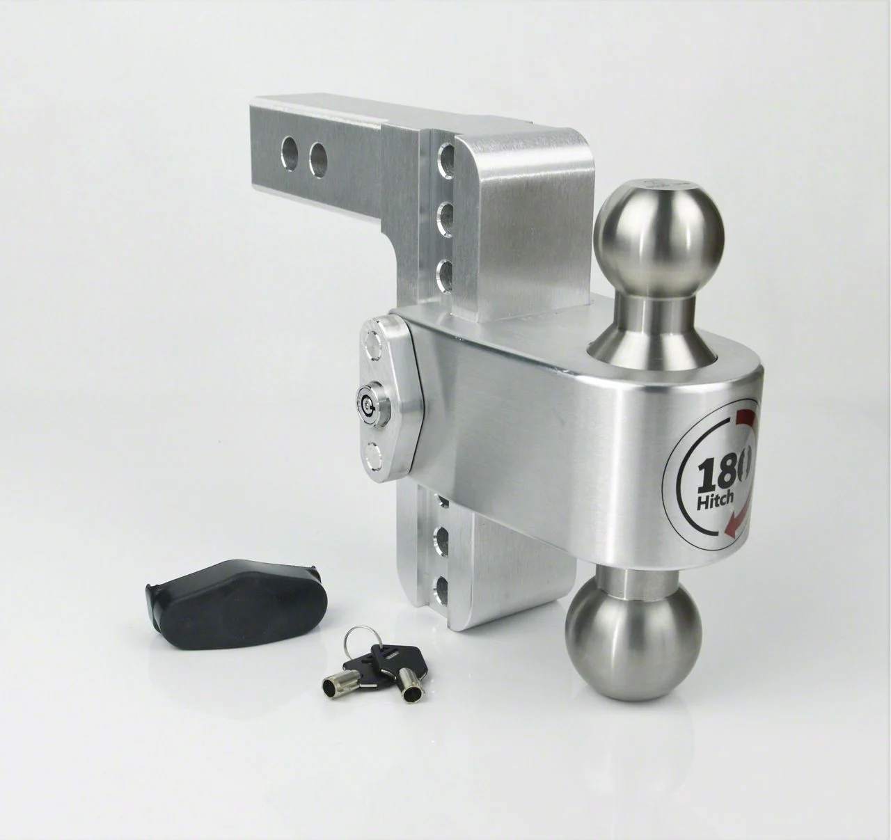 Weigh Safe 2-Inch Receiver Hitch 180 Degree Adjustable Ball Mount; 6-Inch Drop (Universal; Some Adaptation May Be Required)