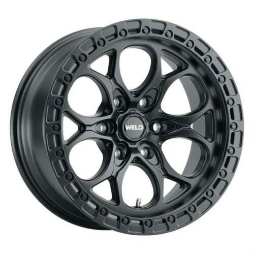 Weld Off-Road Ledge Six Satin Black 6-Lug Wheel; 20x9; 20mm Offset (04-08 F-150)