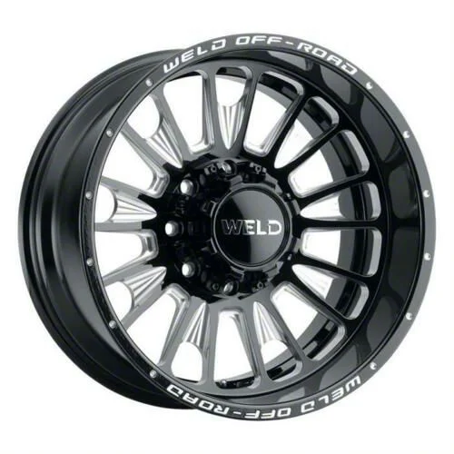 Weld Off-Road Scorch Gloss Black Milled 6-Lug Wheel; 20x9; 0mm Offset (04-08 F-150)
