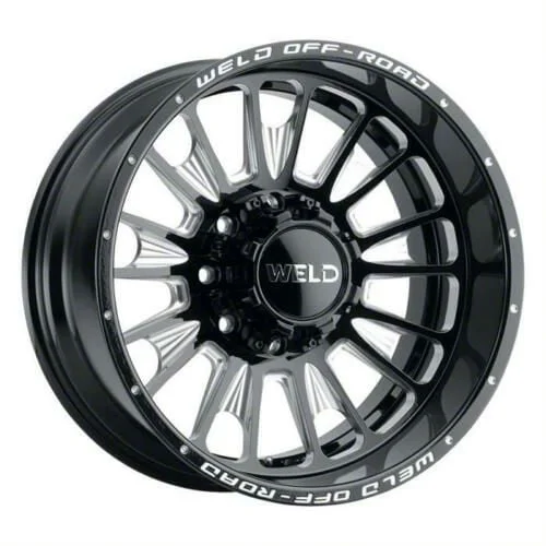 Weld Off-Road Scorch Gloss Black Milled 6-Lug Wheel; 20x12; -44mm Offset (07-13 Sierra 1500)