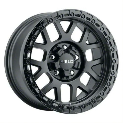 Weld Off-Road Cinch Gloss Black Milled 6-Lug Wheel; 17x10; -25mm Offset (15-20 F-150)