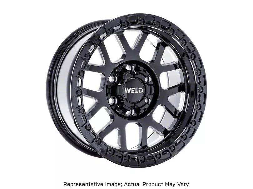 Weld Off-Road Cinch Satin Bronze with Satin Black Ring 6-Lug Wheel; 17x9; -12mm Offset (21-26 F-150)