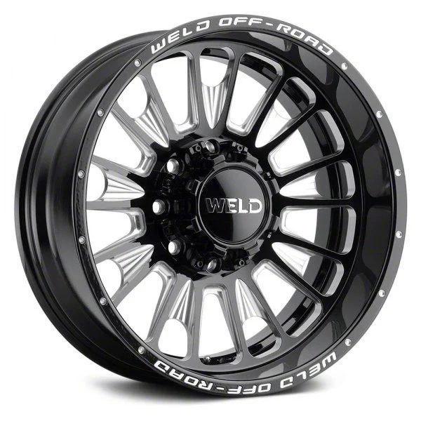 Weld Off-Road Scorch Gloss Black Milled 6-Lug Wheel; 22x10; -18mm Offset (19-26 Sierra 1500)