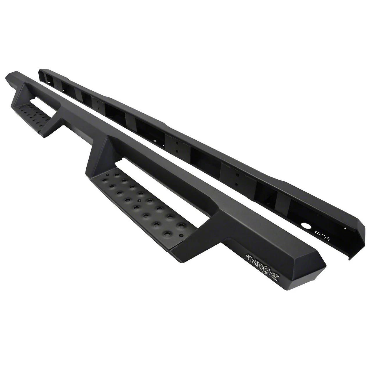 Westin HDX Drop Nerf Side Step Bars; Textured Black (07-18 Sierra 1500 Crew Cab)