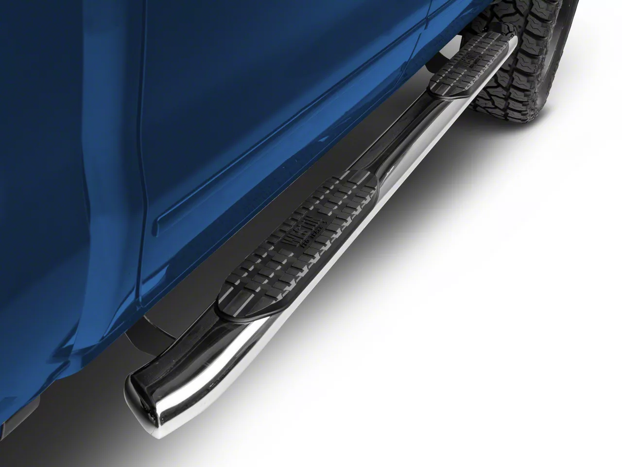 Westin Pro Traxx 5-Inch Oval Side Step Bars; Stainless Steel (14-18 Silverado 1500)