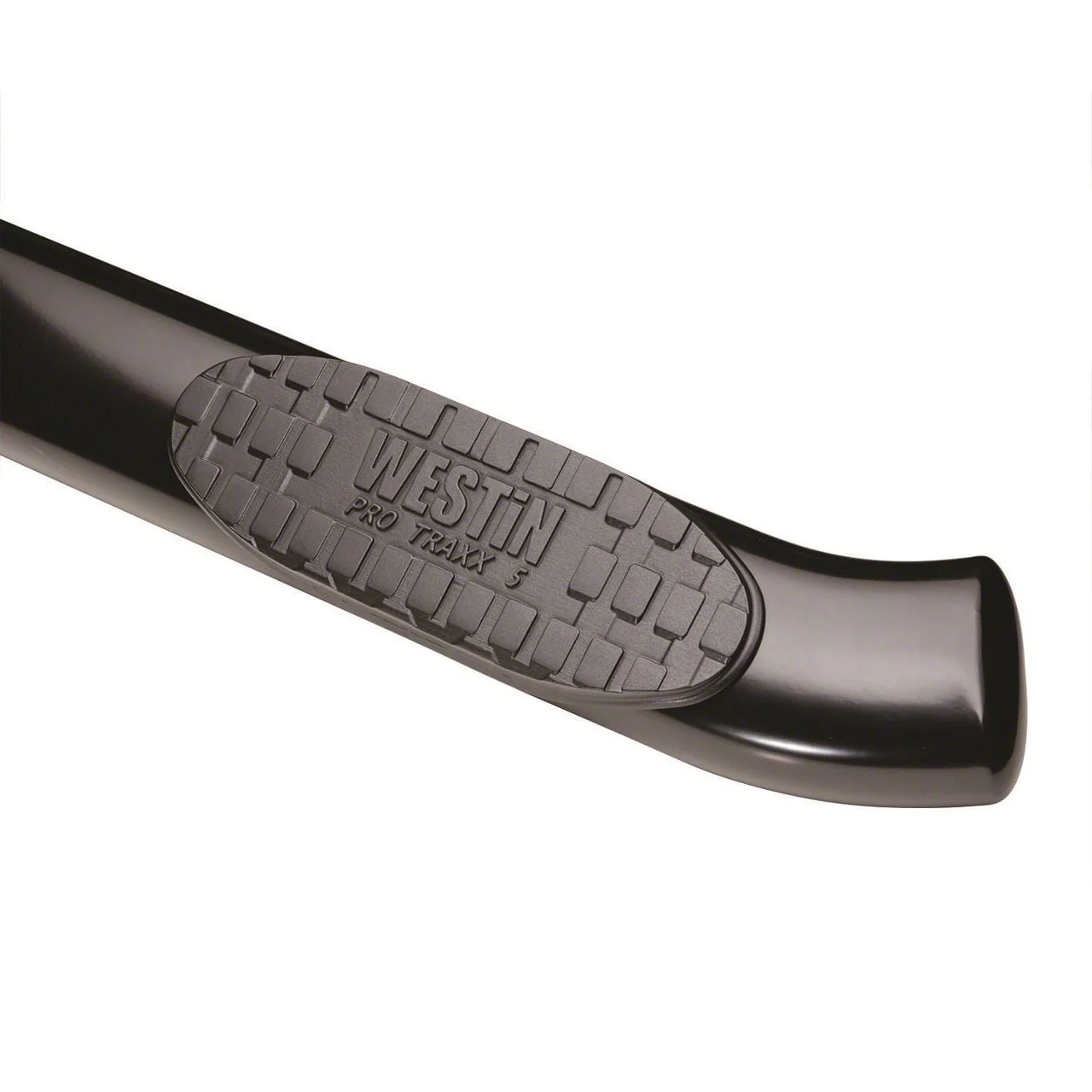 Westin Pro Traxx 5-Inch Wheel-to-Wheel Oval Side Step Bars; Black (09-18 RAM 1500 Crew Cab w/ 6.4-Foot Box)