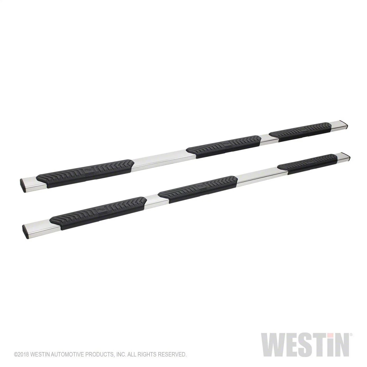 Westin R5 M-Series Wheel-to-Wheel Nerf Side Step Bars; Polished Stainless (07-13 Sierra 1500 Extended Cab w/ 6.50-Foot Standard Box)