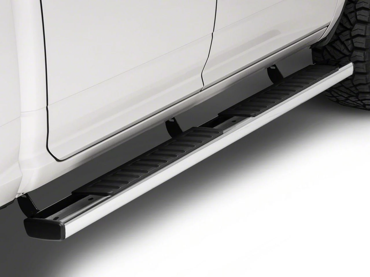 Westin R7 Nerf Side Step Bars; Stainless Steel (09-18 RAM 1500 Quad Cab, Crew Cab)