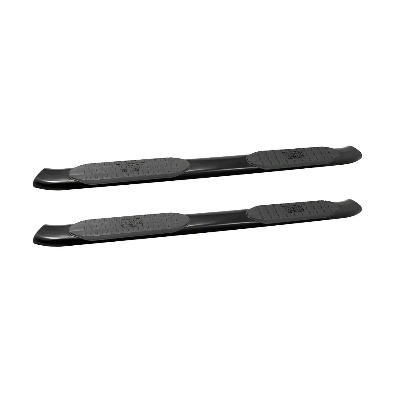 Westin Pro Traxx 5-Inch Oval Side Step Bars; Black (17-26 F-250 Super Duty SuperCab)