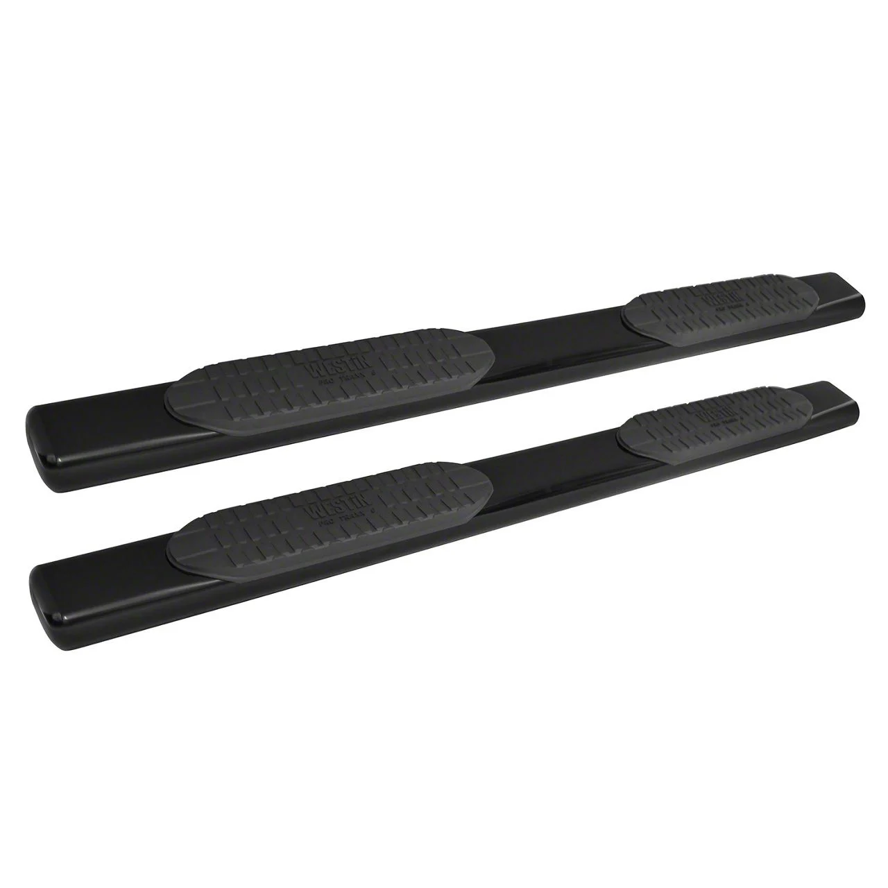 Westin Pro Traxx 6-Inch Oval Side Step Bars; Black (17-26 F-250 Super Duty SuperCab)
