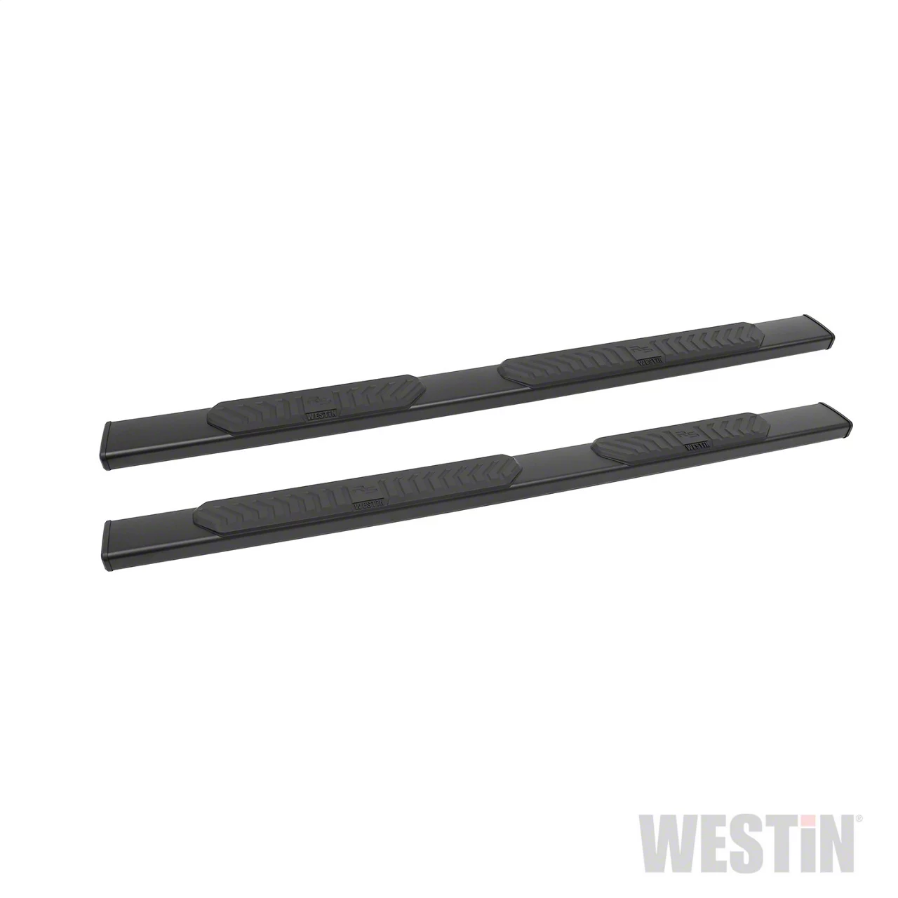 Westin R5 Nerf Side Step Bars; Textured Black (17-26 F-250 Super Duty SuperCab)
