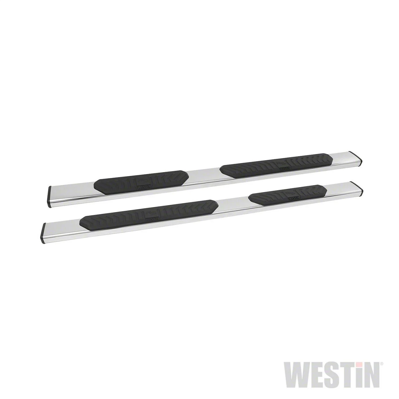 Westin R5 Nerf Side Step Bars; Stainless Steel (17-26 F-250 Super Duty SuperCab)