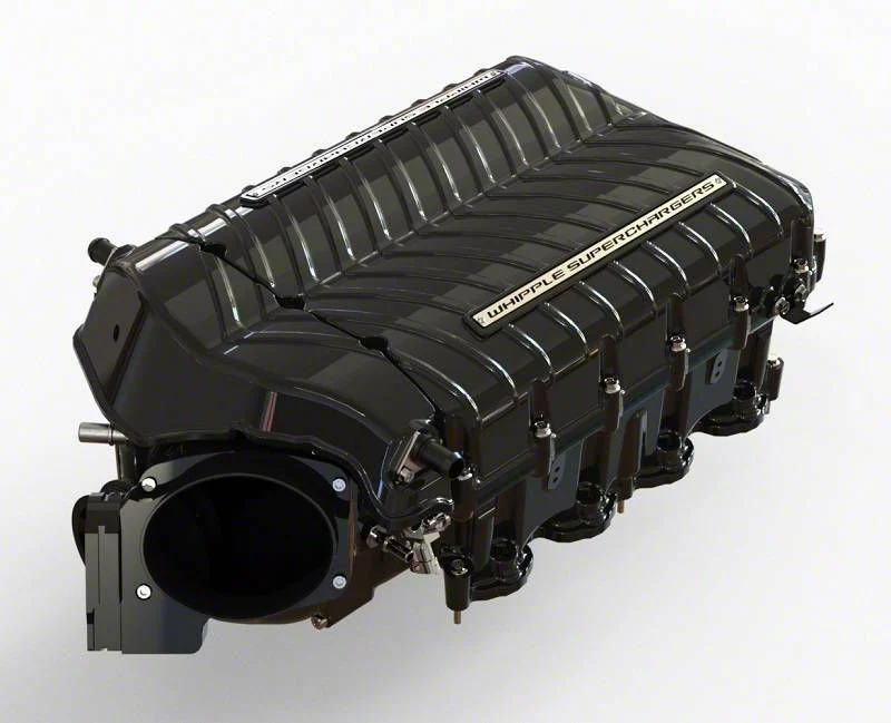 Whipple W185RF 3.0L Intercooled Supercharger Competition Kit; Black; Stage 1 (15-17 5.0L F-150)